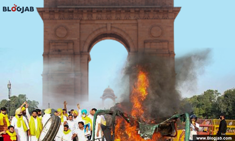 farmer's protest in delhi