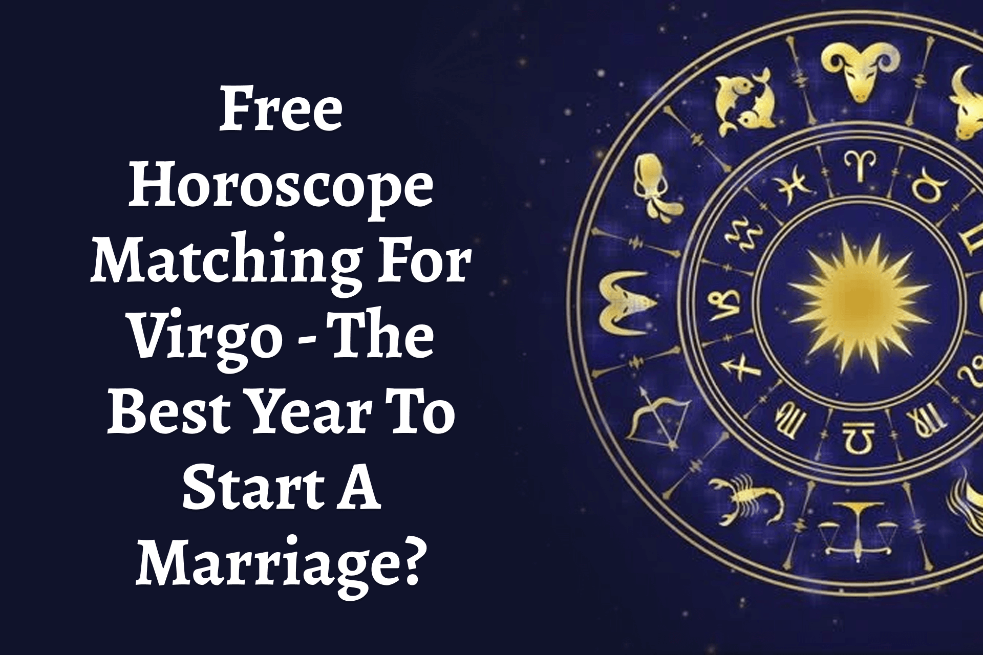 free horoscope matching