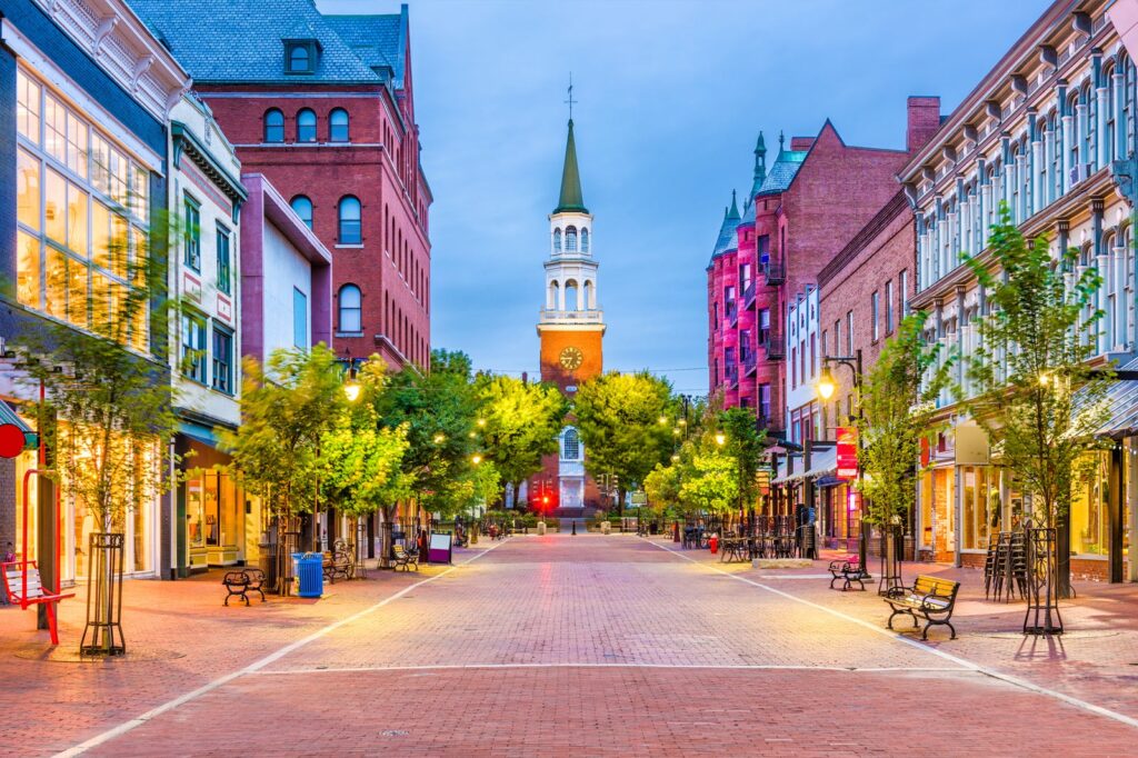 top most place town in Vermont
